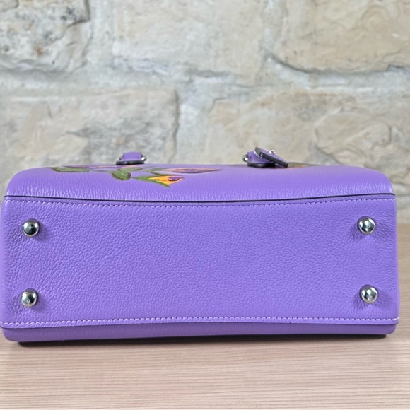 Coach Rose mini Darcie Leather satchel NWT Guaranteed Authentic - Picture 7 of 12